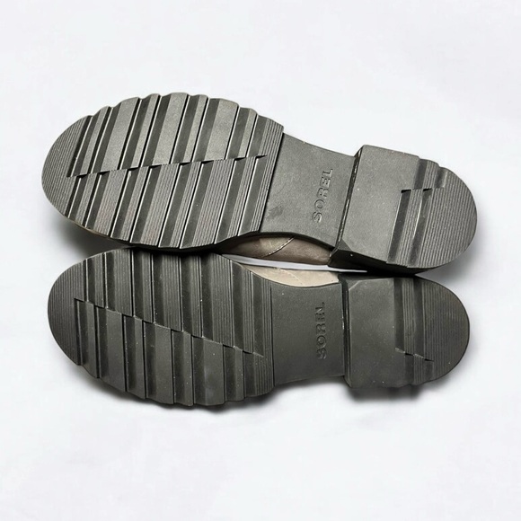 🌻Sorel Gray Emelie™ II Waterproof Full Grain Leather Ankle Boot Women's Size 7 - Picture 10 of 12